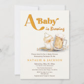 Ein Baby brütet Geschlechtsneutrale Babydusche Einladung (Vorderseite)