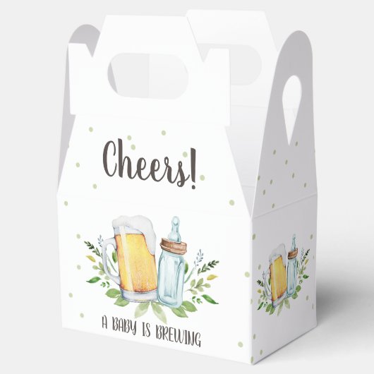 Ein Baby brütet Grünkäfer Kinderdusche Geschenkschachtel (Geöffnet)