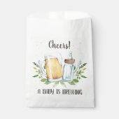 Ein Baby brütet Grünkäfer Kinderdusche Geschenktütchen (Vorderseite)