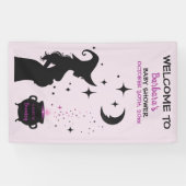 Ein Baby brütet Halloween-Babydusche. Empfang Banner (Horizontal)