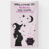 Ein Baby brütet Halloween-Babydusche. Empfang Banner (Vertikal)