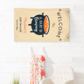 Ein Baby brütet Halloween-Babydusche. Empfang Banner (Insitu)