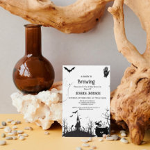 Ein Baby brütet Halloween Black Baby Dusche