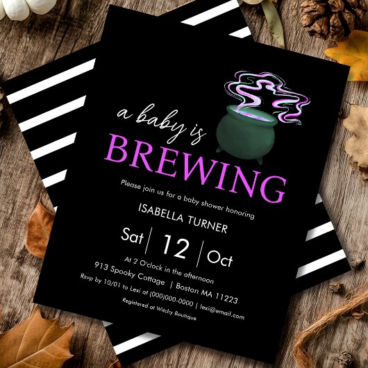 Ein Baby brütet | Halloween-Kinderdusche