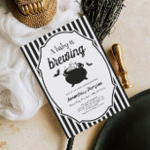 Ein Baby brütet Halloween-Kinderdusche Einladung