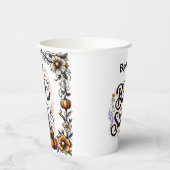 Ein Baby brütet Halloween-Kinderdusche Pappbecher (Links)