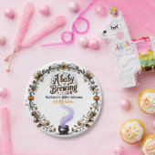 Ein Baby brütet Halloween-Kinderdusche Pappteller (Party)