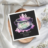 Ein Baby brütet | Halloween-Kinderdusche Serviette