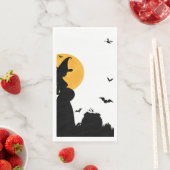 Ein Baby brütet. | Halloween-Kinderdusche Serviette (Beispiel)