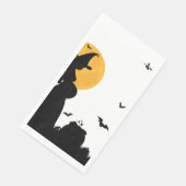 Ein Baby brütet. | Halloween-Kinderdusche Serviette (Ecke)