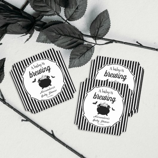 Ein Baby brütet Halloween-Kinderdusche Untersetzer