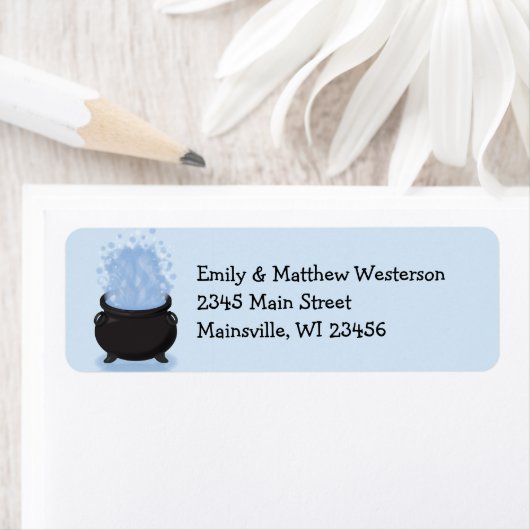 Ein Baby brütet Hexendusche Gothic Blue (Insitu)