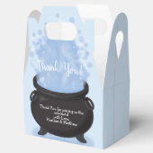 Ein Baby brütet Hexendusche Gothic Blue Geschenkschachtel (Geöffnet)