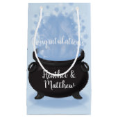 Ein Baby brütet Hexendusche Gothic Blue Kleine Geschenktüte (Vorderseite)