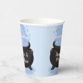 Ein Baby brütet Hexendusche Gothic Blue Pappbecher (Rechts)