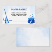 Ein Baby brütet Hexenduschendusche-Windeln Begleitkarte (Vorne/Hinten)