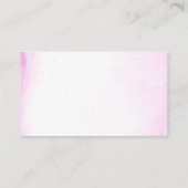 Ein Baby brütet Hexenduschendusche-Windeln Begleitkarte (Rückseite)