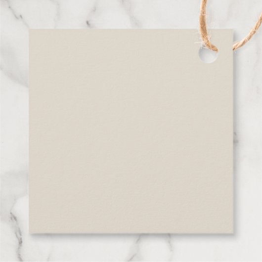 Ein Baby brütet Icced Coffee Baby Shower Gevor Geschenkanhänger (Rückseite)