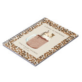 Ein Baby brütet Icced Coffee Baby Shower Guest Notizblock (Linke Seite)