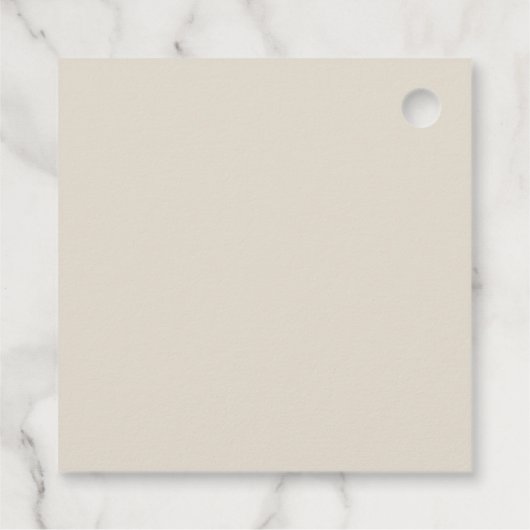 Ein Baby brütet Kaffee-Blumendusche Geschenkanhänger (Rückseite)