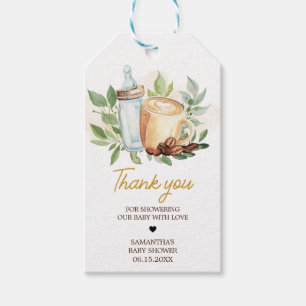 Ein Baby brütet Kaffee-Liebesmarken Geschenkanhänger