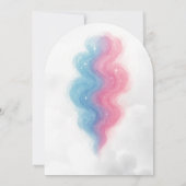 Ein Baby brütet magische Halloween-Kinderdusche Einladung (Rückseite)