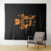 Ein Baby brütet Mutterschafts-Halloween-Frauen lus Wandteppich (Beispiel (Horizontal))