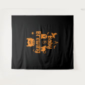 Ein Baby brütet Mutterschafts-Halloween-Frauen lus Wandteppich (Vorderseite (Horizontal))