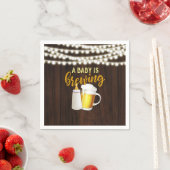 Ein Baby brütet Napkin Serviette (Beispiel)