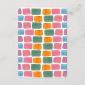 Ein Baby brütet. | Niedliche Halloween-Kinderdusch Begleitkarte (Rückseite)