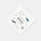 Ein Baby brütet. | Niedliche Halloween-Kinderdusch Serviette (Ecke)