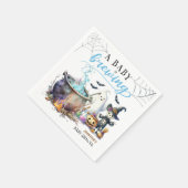 Ein Baby brütet Niedliche Halloween-Kinderdusche Serviette (Ecke)