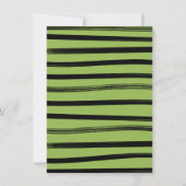 Ein Baby brütet Pregant Hexe Babydusche Einladung (Rückseite)