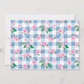 Ein Baby brütet rosa oder blaue Gedicht-Schwangers Ankündigung (Rückseite)