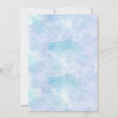 Ein Baby brütet Tea Party Baby Dusche Einladung (Rückseite)