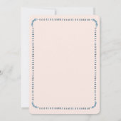 Ein Baby brütet Tee-Party-Babydusche Einladung (Rückseite)