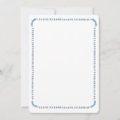 Ein Baby brütet Tee-Party-Babydusche Einladung (Rückseite)