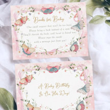 Ein Baby Butterfly ist auf dem Weg zur Babydusche