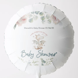 Ein Baby Dragon ist auf dem Way Baby Shower Ballon