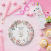 Ein Baby Dragon ist auf den Way Baby Shower Teller (Party)