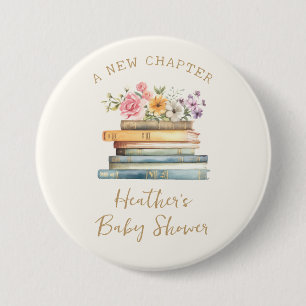 Ein Baby-Einweihungsfest bei A New Chapter Books Button