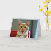 Ein Baby erwarten Karte (Gelbe Blume)