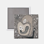 Ein Baby erwarten Magnet (Vorderseite/Rückseite)