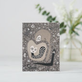 Ein Baby erwarten Postkarte (Stehend Vorderseite)