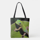 Ein Baby-GrünGecko Tasche (Rückseite)