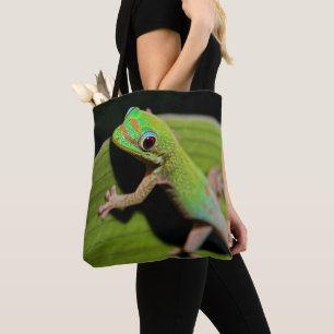 Ein Baby-GrünGecko Tasche