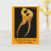 Ein Baby haben Karte (Gelbe Blume)