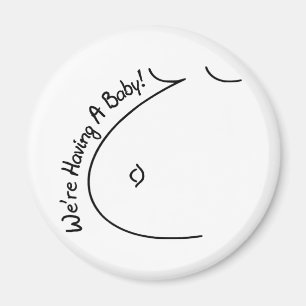 Ein Baby haben Magnet