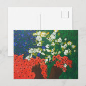 Ein Baby im Garten Postkarte (Vorne/Hinten)