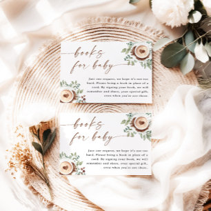 Ein Baby ist am Brauen Baby Shower Bücher für Baby Begleitkarte